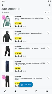 Decathlon android App screenshot 1